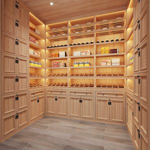 The custom ultimate Walk In Humidor for Cigar storage 01